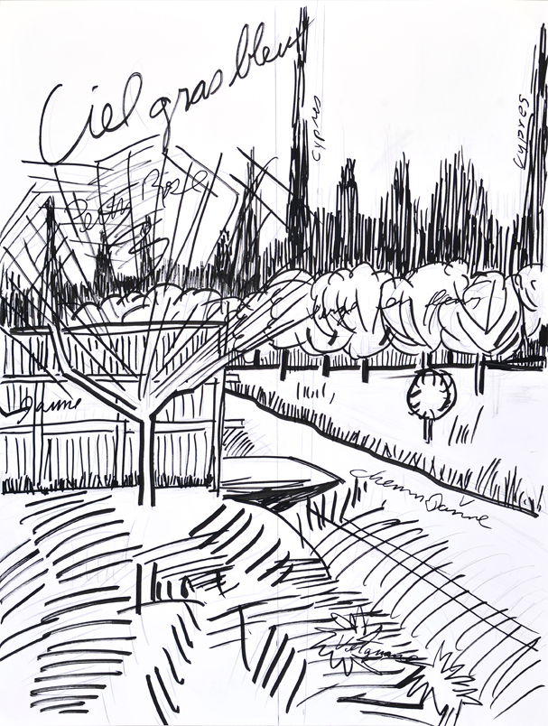 Vincent's Letter Drawing Left