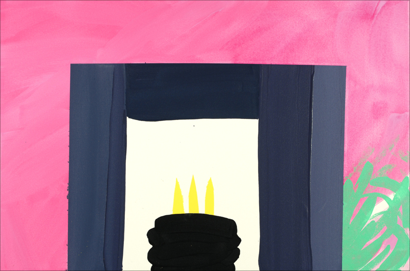 painting: Fire Acrylic on canvas