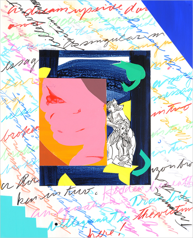 Paris Portrait painting by Paul Vazquez