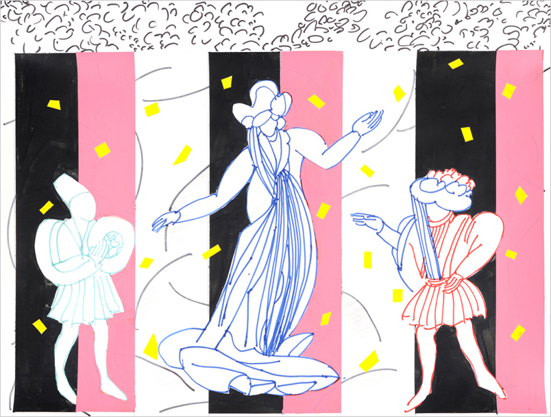 Rose Garden painting by Paul Vazquez